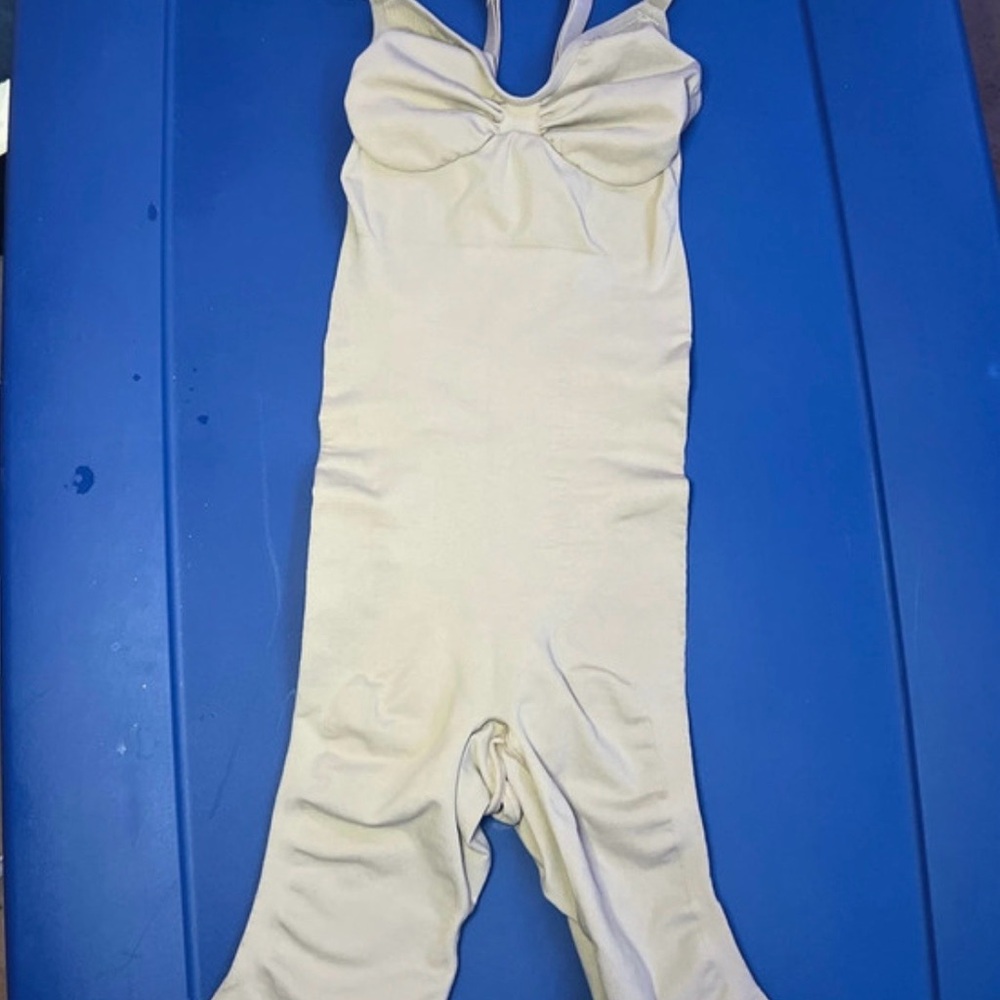 Cream Sleeveless Shapeware